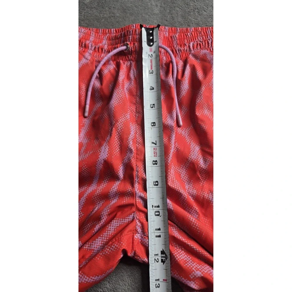 Nike Sportswear Woven Training Jogger Pants Women Small Orange Pink Animal Print
